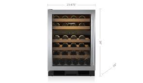 sub zero 24 undercounter wine storage