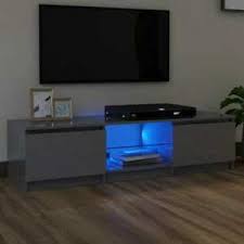 tv stand with glass doors for