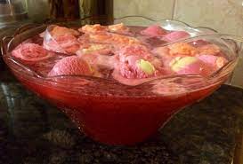 strawberry party punch wishes and dishes