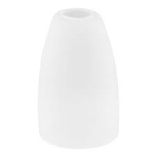 White Glass Cylinder Pendant Lamp Shade