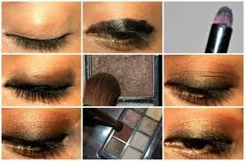 kohl and bronze eyes makeup tutorial