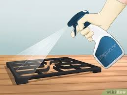 Here is the easy off stove top cleaner spray you're really looking for. 4 Ways To Clean Cast Iron Stove Grates Wikihow