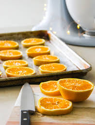 how to make dried orange slices a