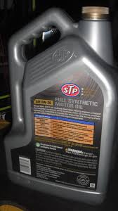 stp full synthetic engine oil 0w 20 oil