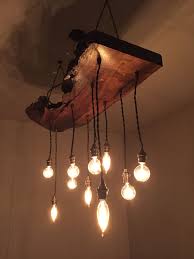 Dining Room Light Fixture Diy Reclaimed Wood Edison Bulbs Hanging Diy Light Fixtures Wood Lamps Dining Room Light Fixtures Diy