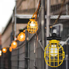 Cage Work String Lights Yellow