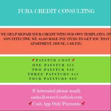 Credit Repair Pay Stub Maker For Sale In Mount Rainier Md Offerup