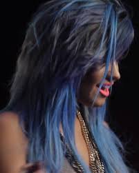 Here are six demi lovato colored styles that you'll totally want to copy while playing around with the extensions. Demi Lovato Straight Blue Choppy Layers Hairstyle Steal Her Style