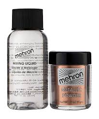 mehron makeup metallic powder with