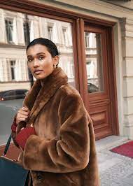 Brown Faux Fur Coat Fur Coat Fashion