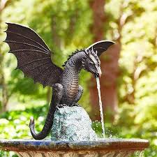 Garden Dragon Statue Fountain