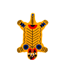 qeeboo carpet oggian italian tiger