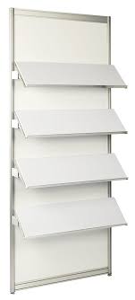 Sloping Or Flat White Shelving With Lip