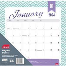 2024 Sasco Month To View Magnetic Wall