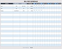 Bill Payment Schedule Spreadsheet Under Fontanacountryinn Com