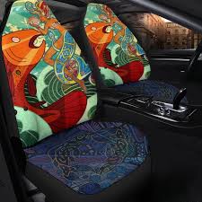 Celtic Salmon Fish Car Seat Covers