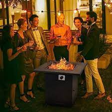 Grand Patio Outdoor Gas Fire Pit Table