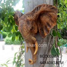 Artificial Animal Head Resin Elephant