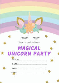 Ask your people to join you in the beach celebration, be it for your birthday or wedding. Unicorn Birthday Invitations Free Printable Party With Unicorns