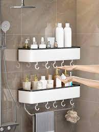 bathroom wall shelf storage rack