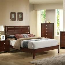 bowery hill queen sleigh bed in brown