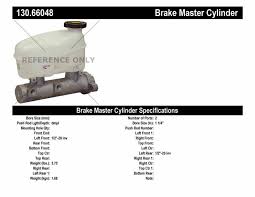 Brake Master Cylinder 4wd Centric 130 66048