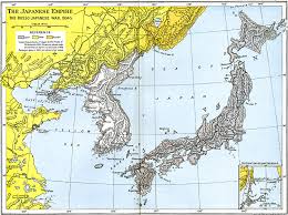Empire of japan central victory alternative history. Map Of A Map Of Japan Subtitled The Russo Japanese War 1904 5 The Map Is Color Coded To Show The Japanese Empire And The Territorial Acquisitions Won By Japan At The Treaty Of Portsmouth In 1905 Including Korea And Saghalin Island South Of