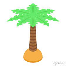 Palm Tree Icon Isometric Of Palm Tree