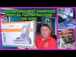 vax w86 dpb carpet cleaner shooer
