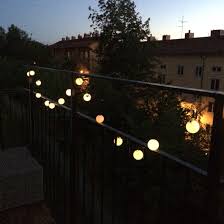 Diy Balcony Light Buy Solar Powered Lights At Ikea And Make