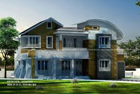 2600 Sq Ft 4 Bhk Mixed Roof House Design