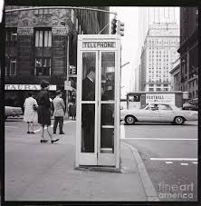 See more ideas about telephone booth, telephone box, phone box. Telephone Booth At 42nd Street By Bettmann