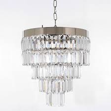 A classic chandelier with crystals can look just as good in your foyer or bedroom as it would in your dining room. Starlite Crystal Tier Chandelier Modern Chandelier Crystal Chandelier