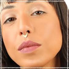 Is the bone and cartilage that separates the two nostrils. Gold Triangle Septum Nose Rings Studs Jewelry Valresa Com