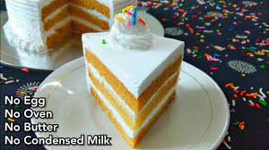 eggless vanilla cake recipe plain