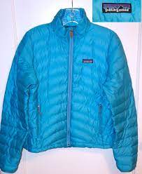 PATAGONIA Nano Puff Goose Down Women's Jacket Bright Blue Clean EC sz S  small | eBay