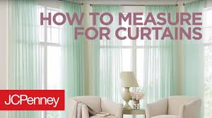 How To Measure For Curtains And Drapes Custom Window Treatments Jcpenney