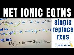 Net Ionic Equations Single