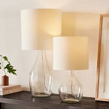 Recycled Glass Table Lamp Modern