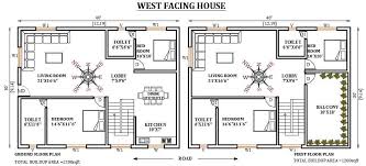 40 X30 West Facing House Plan Is Given