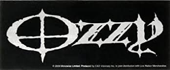 He rose to prominence during the 1970s as the lead vocalist of the heavy metal. Amazon Com Shiny Silver Chrome Ozzy Osbourne Logo On Black Background Sticker Decal Automotive