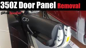 nissan 350z door panel removal