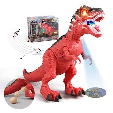 electric walking dinosaur toy for