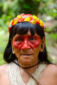 face paint of amazon tribes