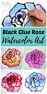 Rose Art Watercolor Painting Project