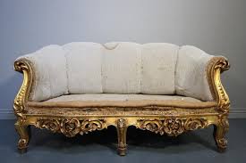 Italian Antique Gilt Sofa Settee