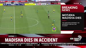 Motjeka madisha in a picture he posted on his instagram account after winning last season's premiership title with mamelodi sundowns. A Grim Picture Of The Car Accident That Claimed The Life Of Mamelodi Sundowns Motjeka Madisha Youtube