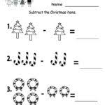 Kindergarten Worksheets Printable Subtraction Worksheet Free