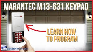 marantec keypad model m13 631