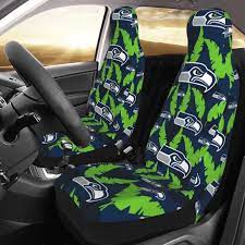 2pcs Seattle Seahawks Elastic Car Seat